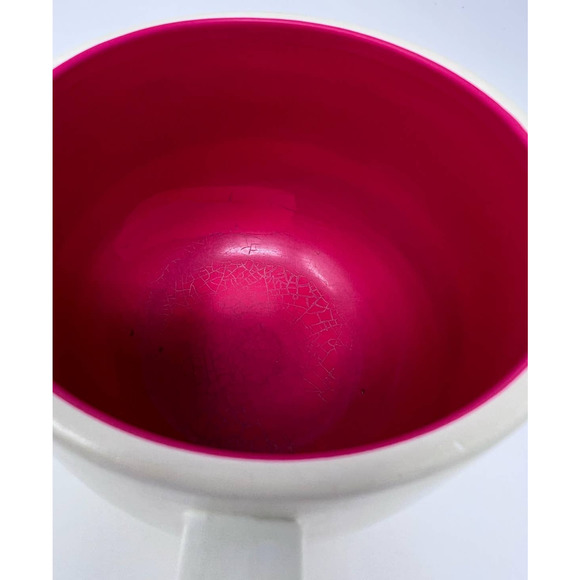 Sanrio Hello Kitty Oversized Mug/Soup Bowl 3‎ 3/4" x 5" x 3 3/4" Deep Pink - Picture 7 of 7